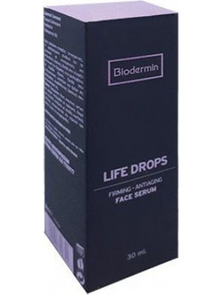 Biodermin Life Drops Firming & Antiaging Αντιγηραντικό Serum Προσώπου για Ανάπλαση & Σύσφιξη 30ml
