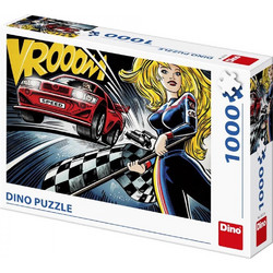 Puzzle Dino Pop Art Αγώνες 1000 Κομμάτια