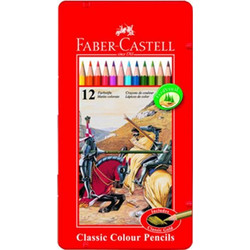 Faber-Castell Κασετίνα Ξυλομπογιές Σετ 12τμχ 115844