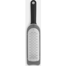 Brabantia Τρίφτης με Οριζόντιες Οπές & Κάλυμμα Ανοξείδωτος Tasty 30cm Σκούρο Γκρι