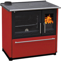 Plamen 850 Glass Red Μαντεμένια Ξυλόσομπα με Φούρνο 11kW