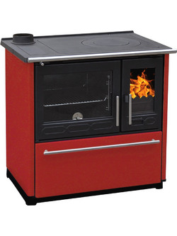 Plamen 850 Glass Red Μαντεμένια Ξυλόσομπα με Φούρνο 11kW