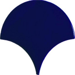 Squama Μπλε Διακοσμητικό Φολιδωτό Πλακάκι Λέπια Ψαριού Γυαλιστερό 12,7χ6,2