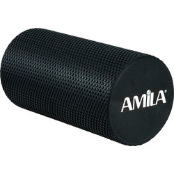 Amila Κυλινδρος Foam Roller Eva 30X15Cm Μαυρο (96824)
