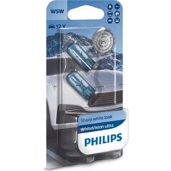 Philips W5W White Vision Ultra 12V 5W 2τμχ
