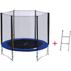Byox Safety Net Παιδικό Τραμπολίνο Εξωτερικού Χώρου με Σκάλα & Δίχτυ 224cm