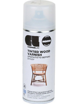 Cosmoslac Tinted Wood Varnish Σπρέι Βερνίκι Δρυς 400ml