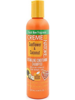Creme of Nature Sunflower & Coconut Detangling Conditioning Σαμπουάν & Conditioner 250ml