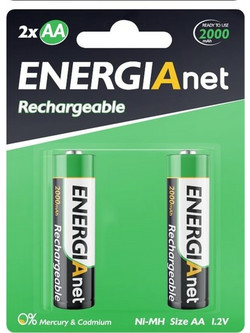 ENERGIANET AA 2000mAh 2τμχ