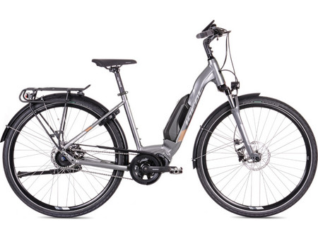 Ideal Orama Wave 2021 Γυναικείο Ηλεκτρικό Ποδήλατο Trekking 28" 250W με 5 Ταχύτητες και Δισκόφρενα Γκρι