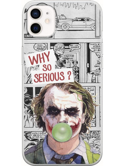 Θήκη Why So Serious iPhone 12 mini Flexible TPU (Διάφανη Σιλικόνη)