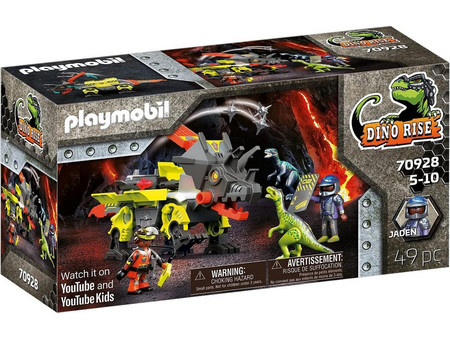 Playmobil Dino Rise Ρομπότ Δεινόσαυρος & Πολεμιστές για 5-10 Ετών 70928