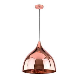 Elmark Deco-1A Κρεμαστό Φωτιστικό Οροφής Μονόφωτο E27 Μπρονζέ 955DECO1A