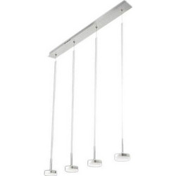 LUCE Κρεμαστό Φωτιστικό Οροφής Πολύφωτο LED με Θερμό Λευκό Φως Λευκό 3239-49-212