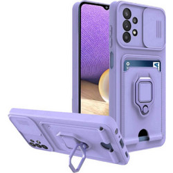 Bodycell Multifunction Back Cover with Ring Purple (Samsung Galaxy A32 5G)