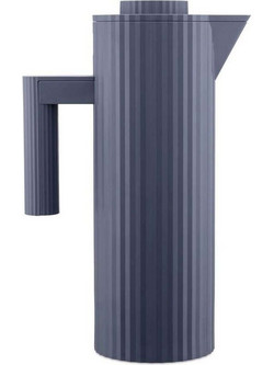 Κανάτα-Θερμός Plisse MDL12 G 20x11x32cm 1Lt Grey Alessi Πλαστικό