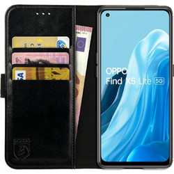 Rosso Element Θήκη Πορτοφόλι Oppo Find X5 Lite Black