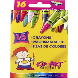 Justnote Kid Art Κηρομπογιές Σετ 16τμχ