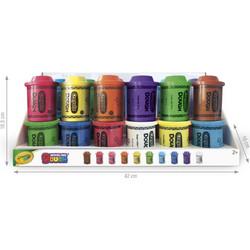 Crayola Βαζάκι Πλαστελίνης Διάφορα Χρώματα 141gr