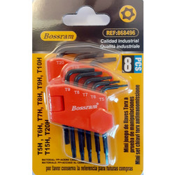Σετ Κλειδιά TORX μινιΙ 8τμχ T5H - T20H Bossram 868496 - Bossram