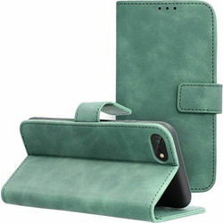 Θήκη Forcell Tender για Apple iPhone 7, 8, SE 2020, SE 2022 Flip Cover Green