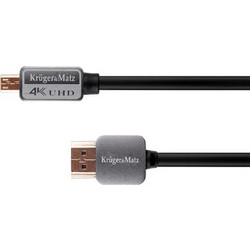 Kruger & Matz Καλώδιο HDMI Male to Micro HDMI Male 3m Black KM0328