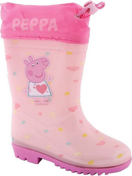 P6830P Κοριτσίστικο Γαλοτσάκι DISNEY Peppa ΡΟΖ