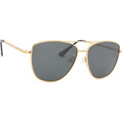 Hawkers Gold Lax Γυαλιά Ηλίου Aviator Μεταλλικά Μαύρα με Μαύρο Polarized Φακό