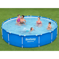 Bestway 92915 Πισίνα Πλαστική με Μεταλλικό Σκελετό Φ396x84cm