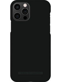 iDeal of Sweden Fashion Seamless Back Cover Coal Black (iPhone 12 / 12 Pro)