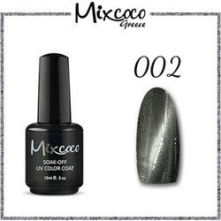 Mixcoco 002 Top Coat Cat Eye Ημιμόνιμο Βερνίκι Νυχιών 15ml