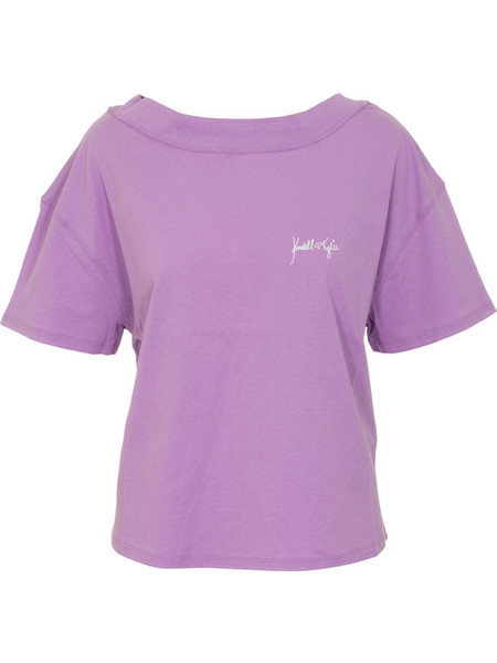 KENDALL & KYLIE W KKW3611607 BACKLESS LOOSE T-SHIRT - KKW.2S1.016.007-LILAC PURPLE