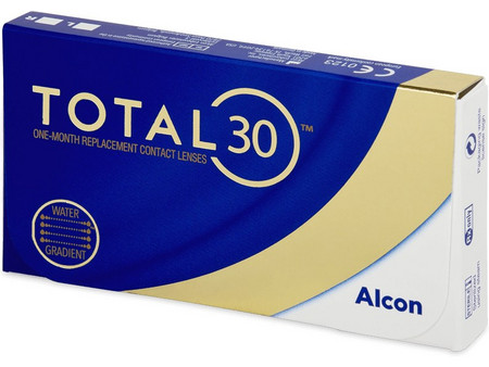 Alcon Total30 Μηνιαίοι Φακοί Επαφής Αστιγματικοί Σιλικόνης Υδρογέλης με Φίλτρο UV 3τμχ