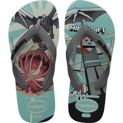 Havaianas Minecraft Παιδικές Σαγιονάρες για Αγόρι Γαλάζιες 4145125-0031