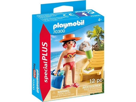 Playmobil Special Plus Παραθερίστρια με Ξαπλώστρα για 4+ Ετών 70300