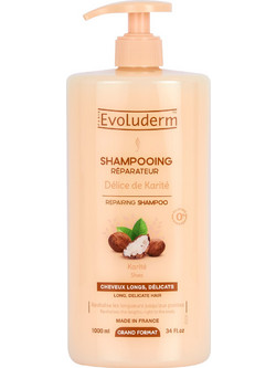 Evoluderm Delice de Karite Σαμπουάν για Επανόρθωση για Ταλαιπωρημένα Μαλλιά 400ml