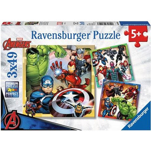 Παιδικό Puzzle Ravensburger Avengers 3x49 Κομμάτια