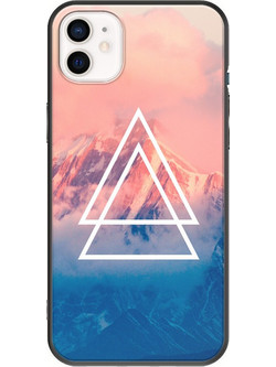 Θήκη Wild Mountains iPhone 12 mini Black TPU (Μαύρη Σιλικόνη)