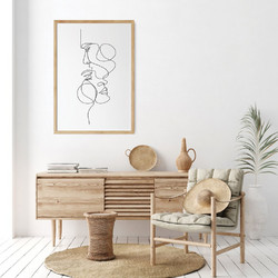 ΑΦΙΣΑ WALL-DESIGN TENDERNESS 49510 (PVC/PLEXIGLASS ΧΡΩΜΑ ΦΥΣΙΚΟΥ ΞΥΛΟΥ) 20x30cm
