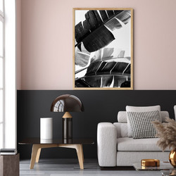 ΑΦΙΣΑ WALL-DESIGN PAINTED LEAVES 49502 (PVC/PLEXIGLASS ΧΡΩΜΑ ΦΥΣΙΚΟΥ ΞΥΛΟΥ) 20x30cm