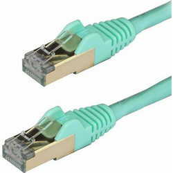 StarTech U/FTP STP Cat.6a Καλώδιο Δικτύου Ethernet 1m Turquoise