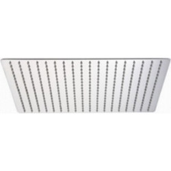 Κεφαλή/Κώδωνας Ντους Ανοξείδωτος 25Χ25cm Slim Inox Τετράγωνος ICH 2037