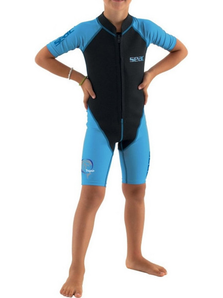 Seac Sub Dolphin Boy Black/Blue Παιδικό Μονοσόρτς Κατάδυσης για Θαλάσσια Σπορ 1.5mm