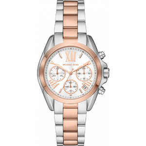 Michael Kors Γυναικείο Ρολόι Χρονογράφος με Ροζ Χρυσό Μεταλλικό Μπρασελέ MK7258