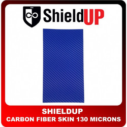 New ShieldUp 1pc Carbon Fiber Skin Ειδική Μεμβράνη Νανοτεχνολογίας 130 Microns Carbon Blue Μπλε (Με Αγορά Μηχανήματος Ή Χρησιδάνειο) Τιμή Τεμαχίου