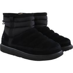 UGG Classic Mini Γυναικεία Μποτάκια Suede Μαύρα 1130737-BLK