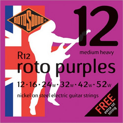 Rotosound R12 Roto Purples Σετ 6 Χορδές Ηλεκτρικής Κιθάρας 12-52"