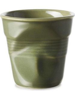 Φλυτζάνι Espresso Froisses RV656077K6 80ml 6,5x6,5x6cm Green Revol Πορσελάνη