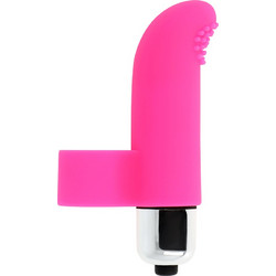 Ohmama Textured Tip Stimulating Finger Δονητής Δακτύλου 8cm Ροζ