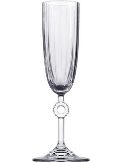 Espiel Σετ Ποτήρια Σαμπάνιας Γυάλινα Κολωνάτα Amore 150ml 2τμχ SP440313G2